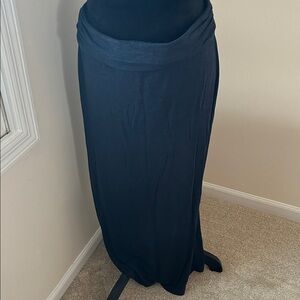 J. Crew Factory Navy Maxi Skirt NWT